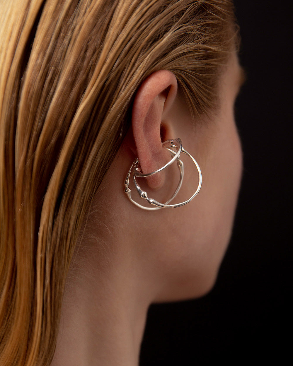 Hope Triple Hoop Ear Cuff