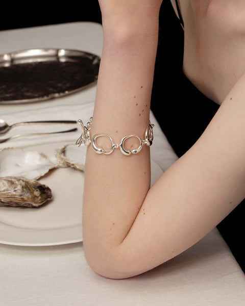 【HYERES LOR】23SS★ Surgical Chain Black Bracelet M Amazon.com: Black Chain Bracelet Stainless Steel 6MM 19CM
