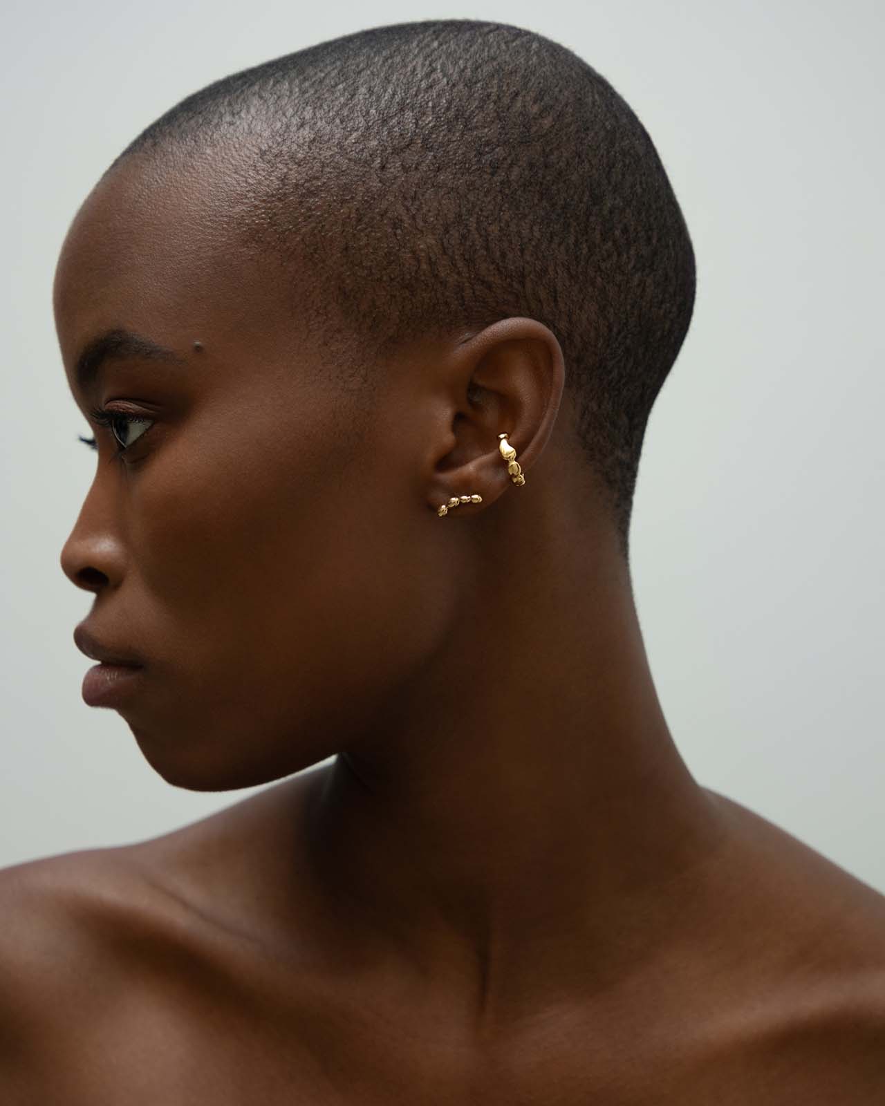Memories Stud Earrings In Vermeil – Mara Paris