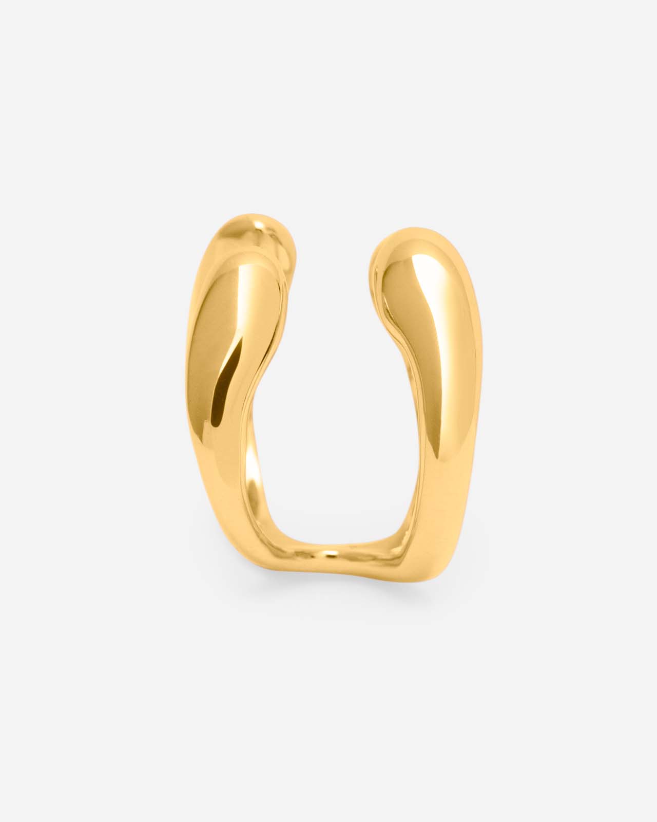 Hope Double Ring In Gold Vermeil