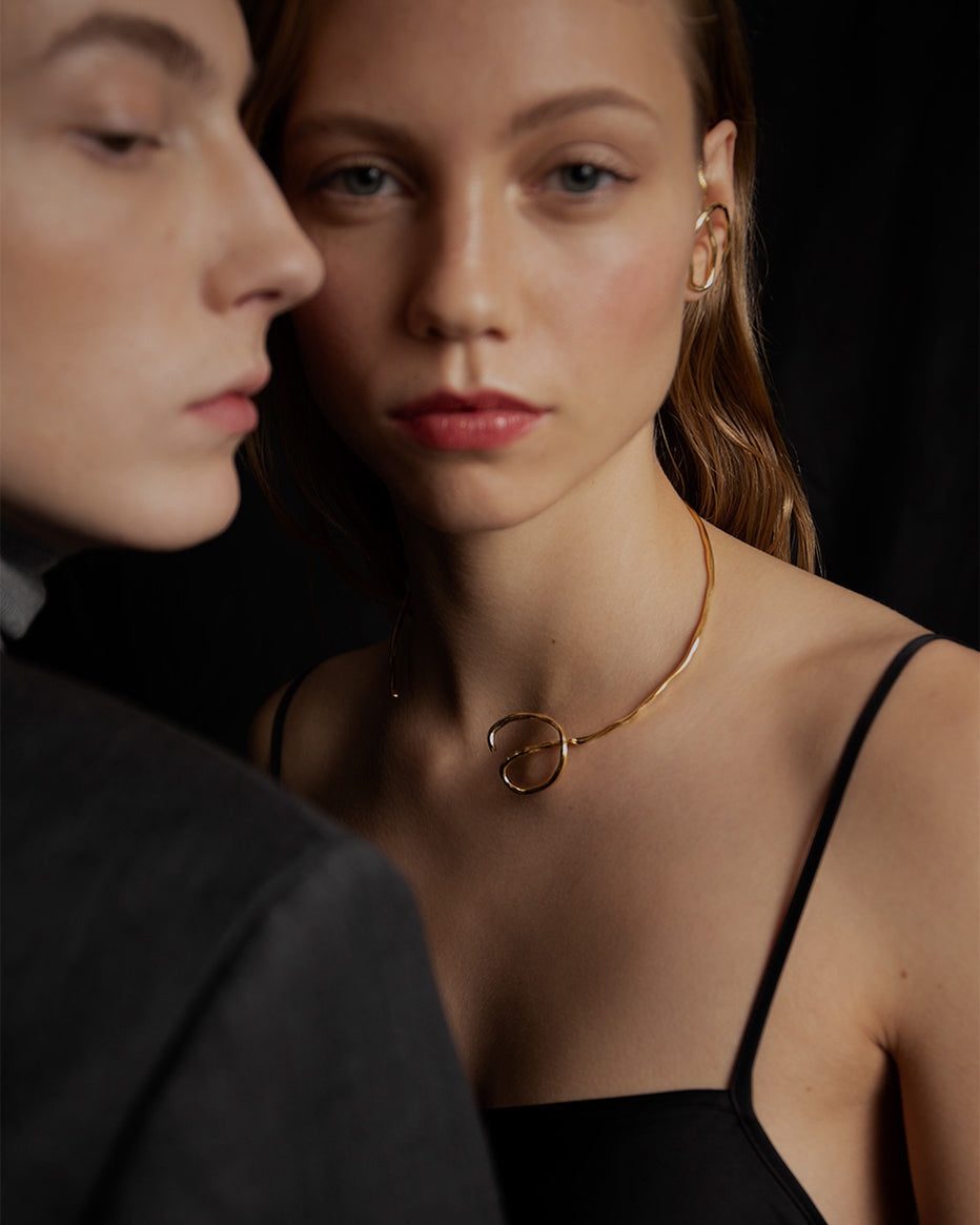 Collar Aino en vermeil