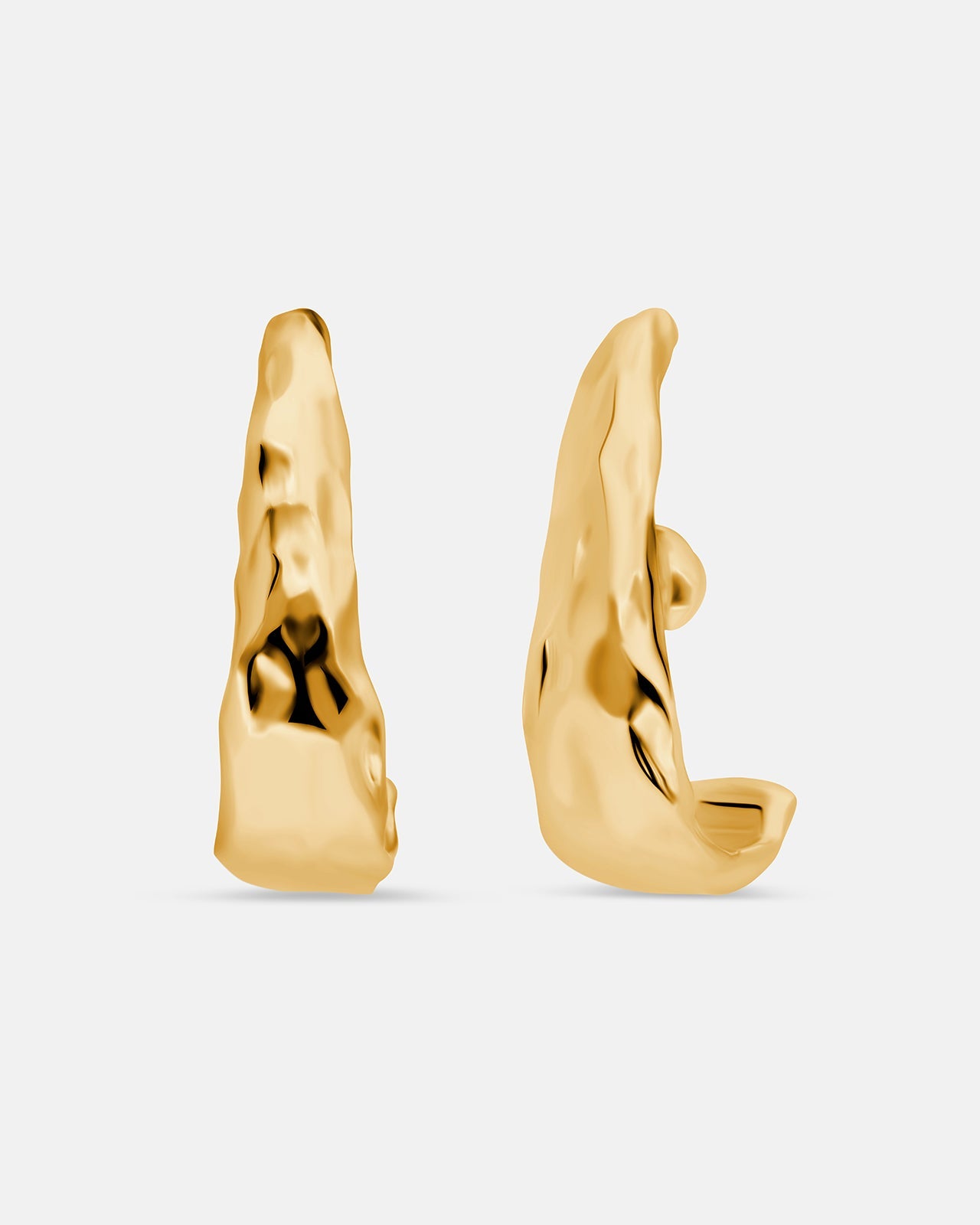 Celestial Medium Earrings In Gold Vermeil