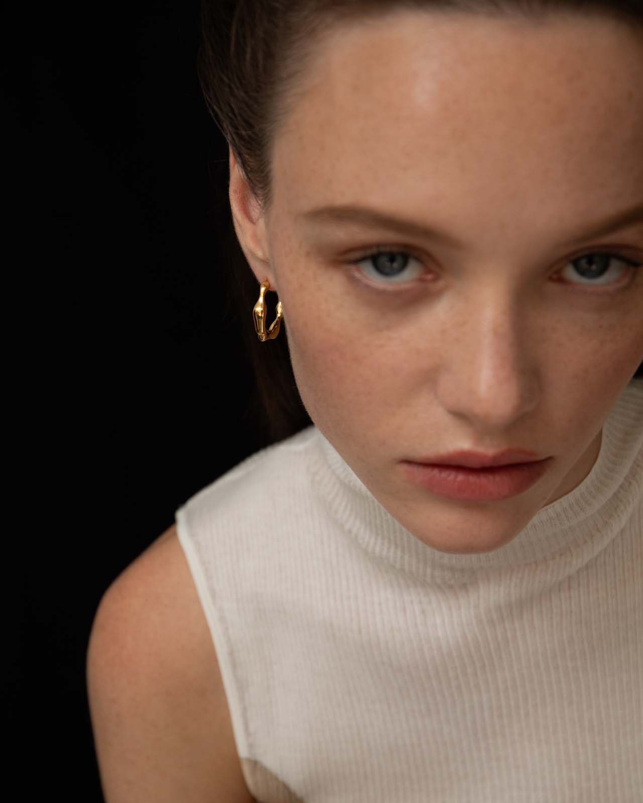 Night Dream Earrings In Gold Vermeil – Mara Paris