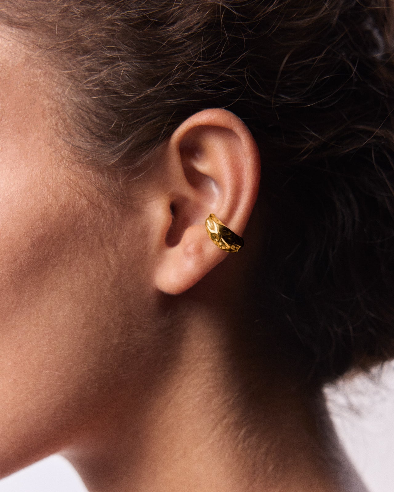 Celestial Ear Cuff In Gold Vermeil