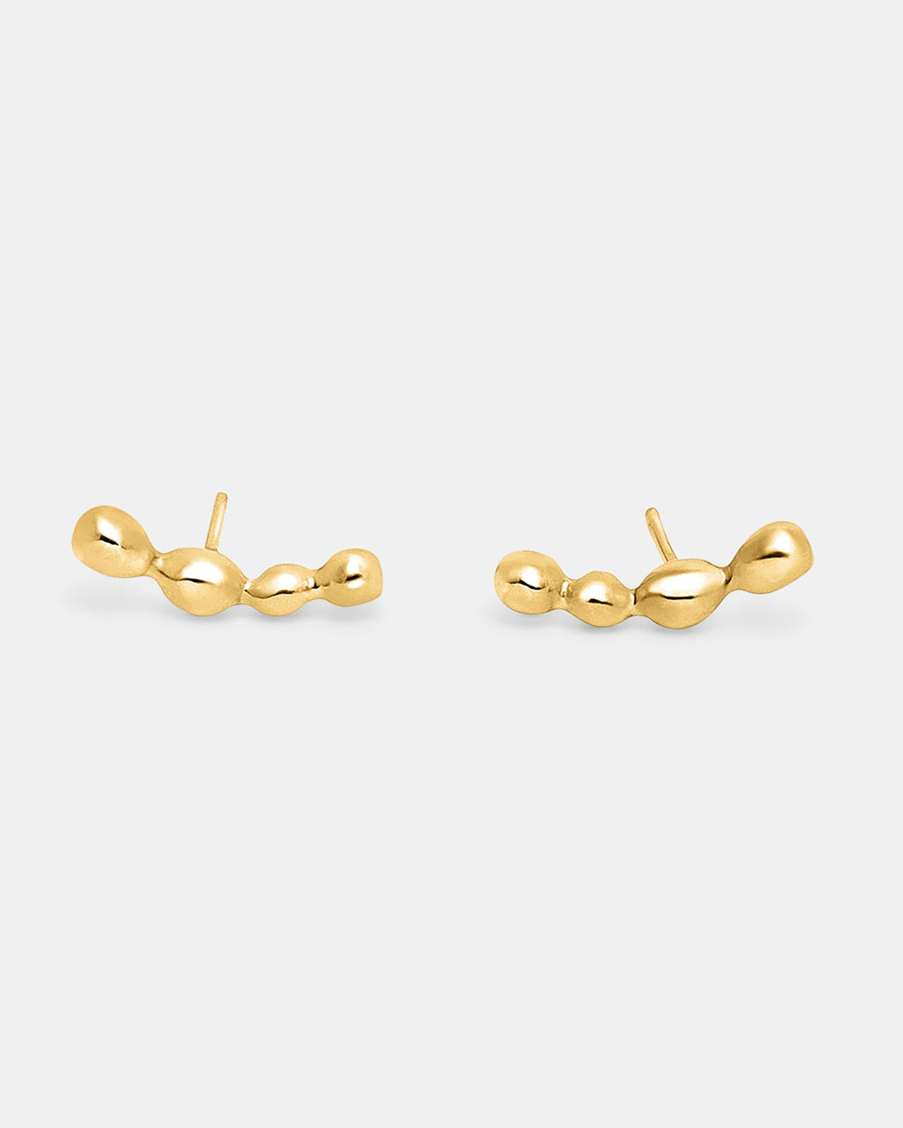 Memories Stud Earrings In Gold Vermeil