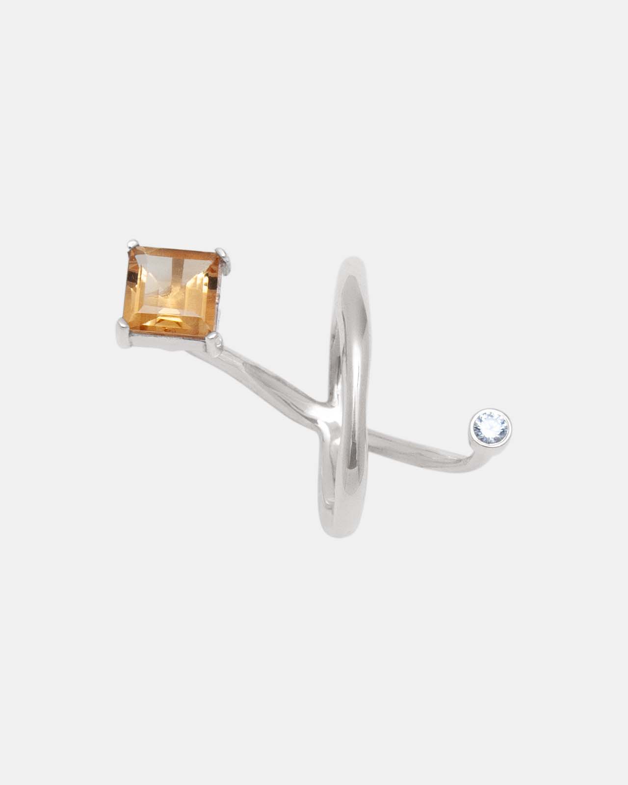 Mies Ring With Citrine