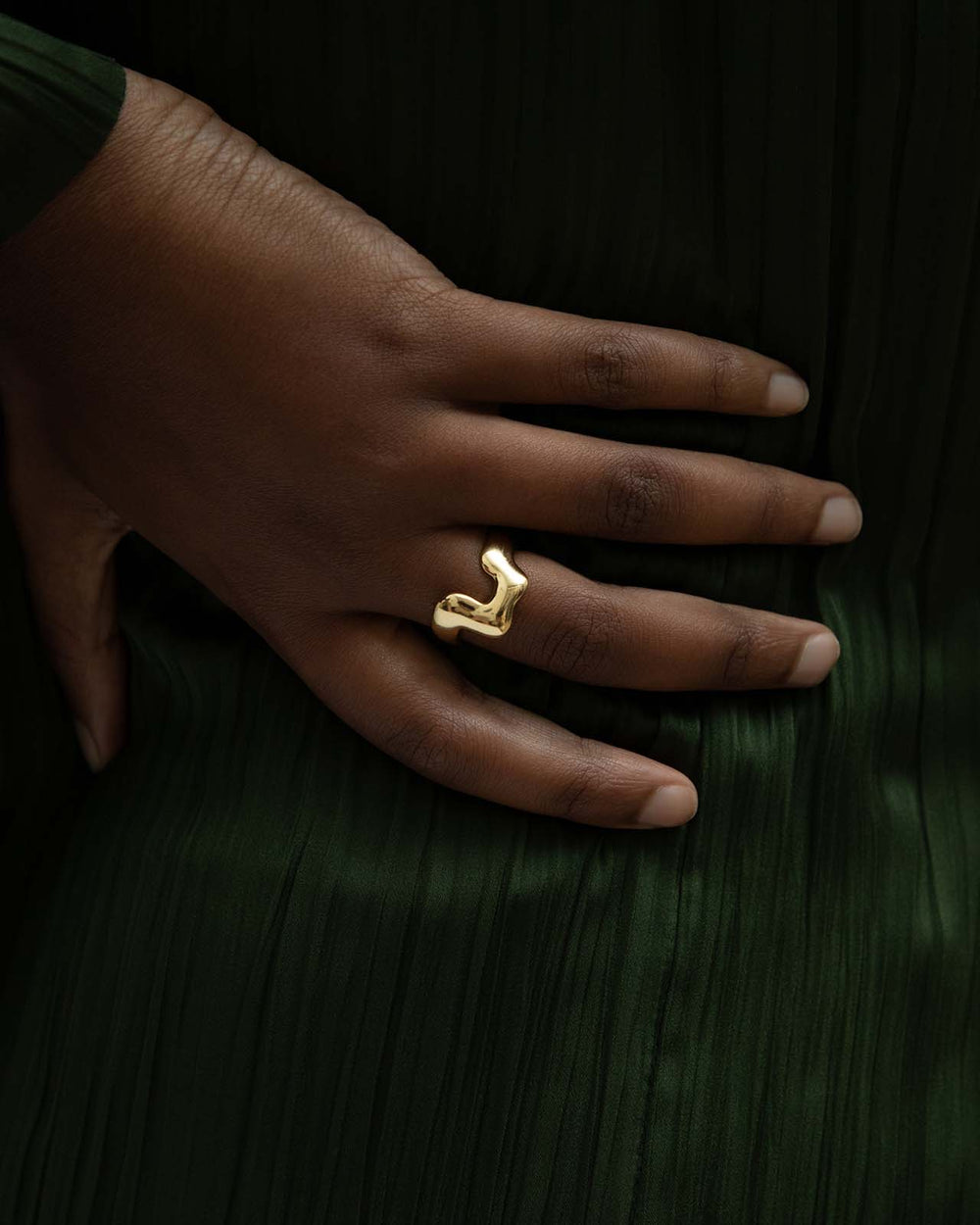 Anillo Great Figure Large en vermeil