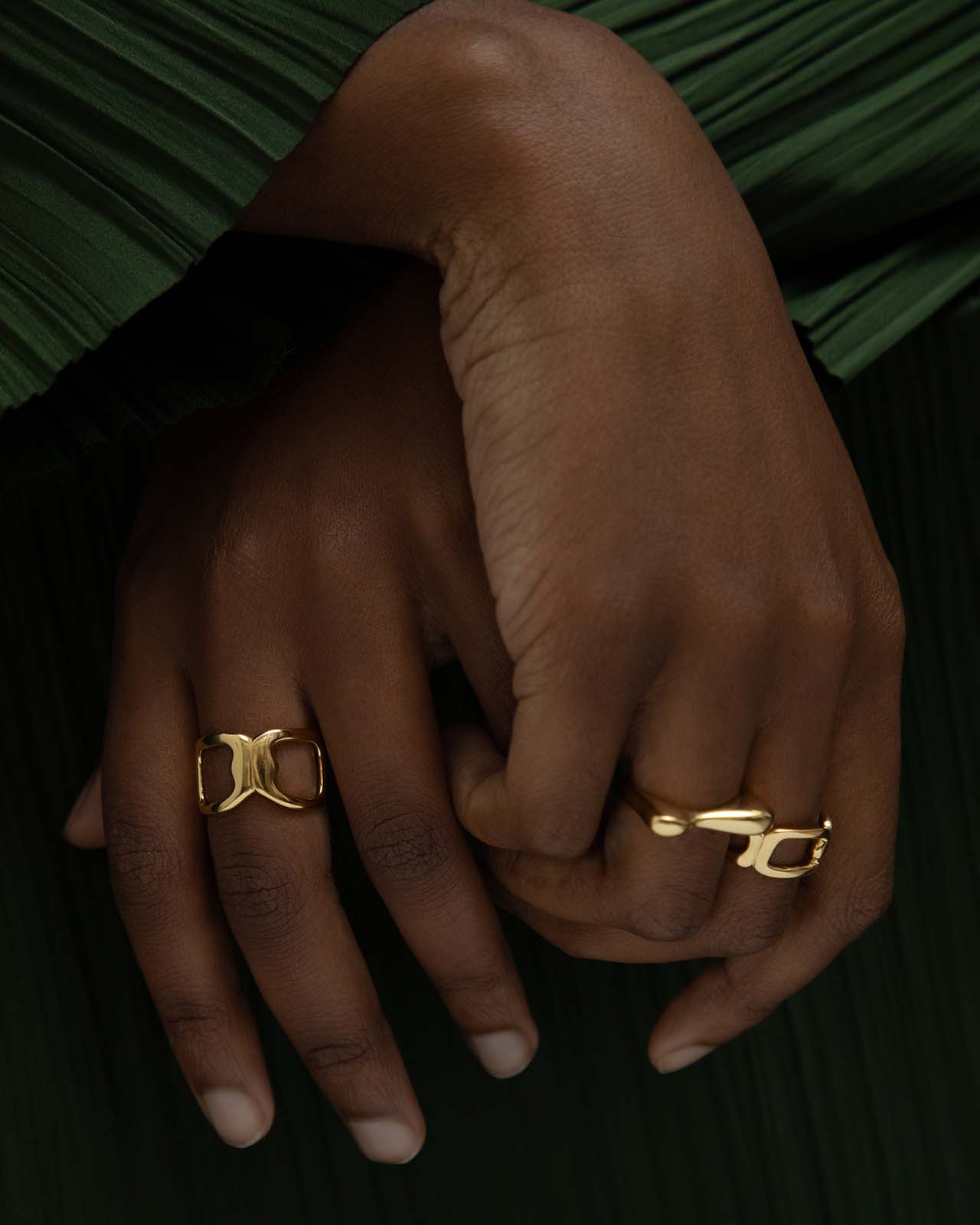 Voyage Bold Ring In Gold Vermeil