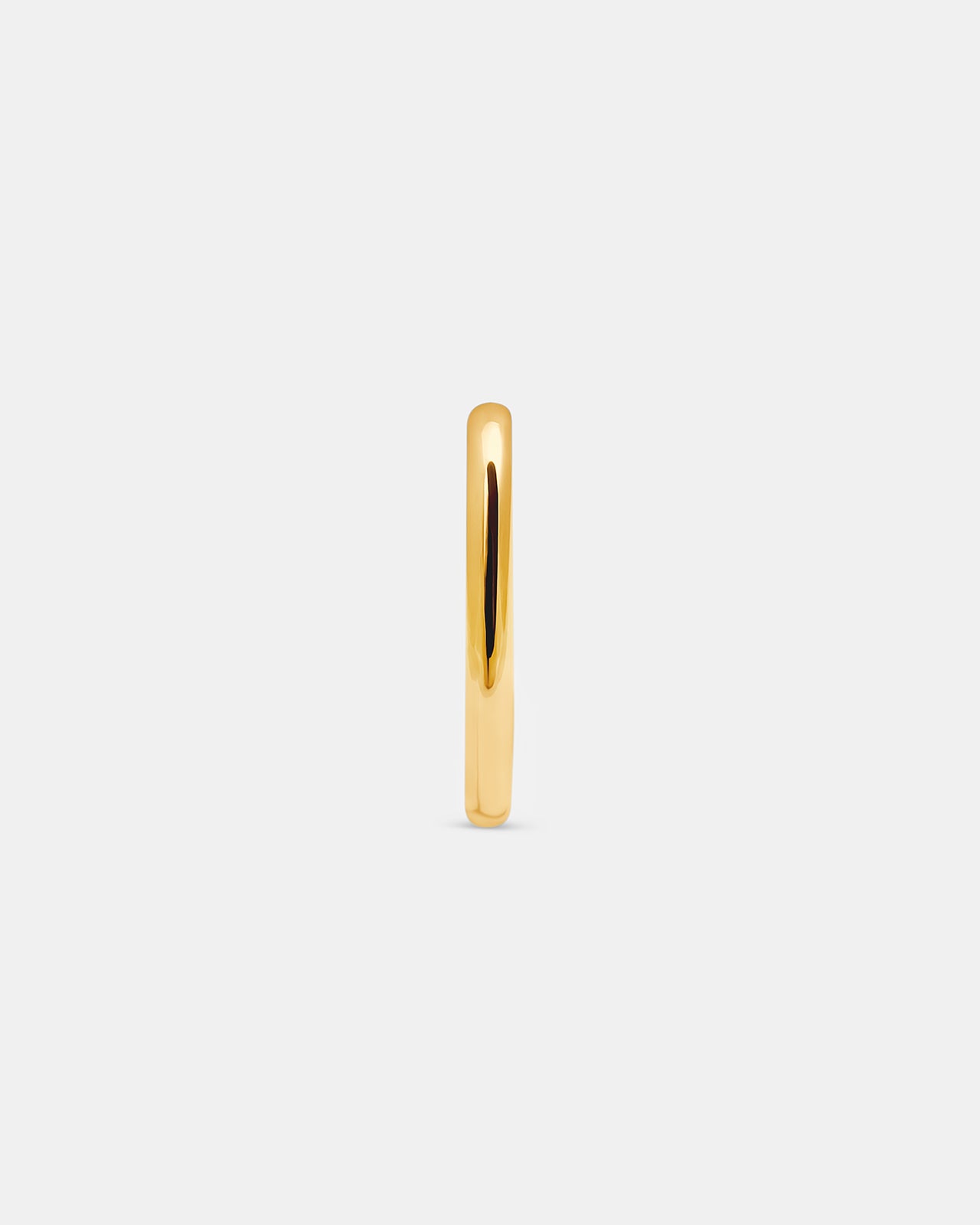 Minimalist Huggie Earrings In Gold Vermeil