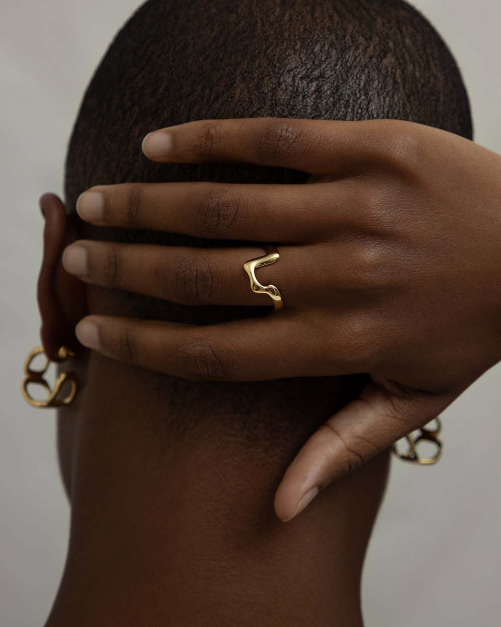 Anillo Great Figure en vermeil