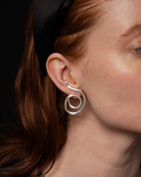 【HYERES LOR】22SS★ Noailles color Silver earring HYERES LOR】22SS☆ Noailles color Silver earring